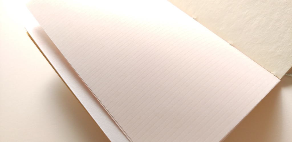 A6ノート「旧作草木染 イエロー」★【紙たくさん!ノート】