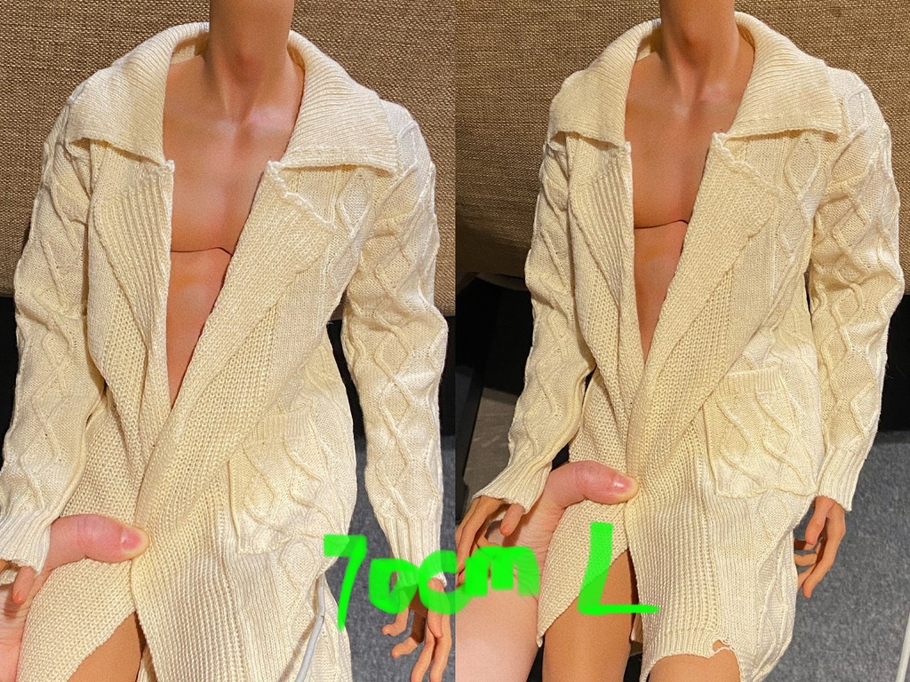 BJD ドールサイズ ニットカーディガン 予約