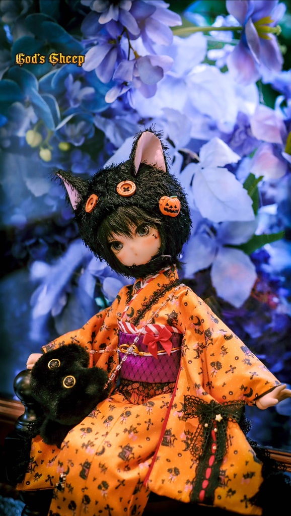 +神のヒツジgs+ カボチャ猫 MDDサイズ