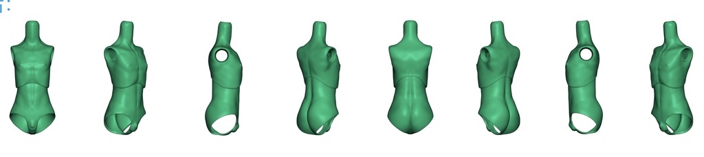 MDD 2.0ボディー用男の子替えパーツ