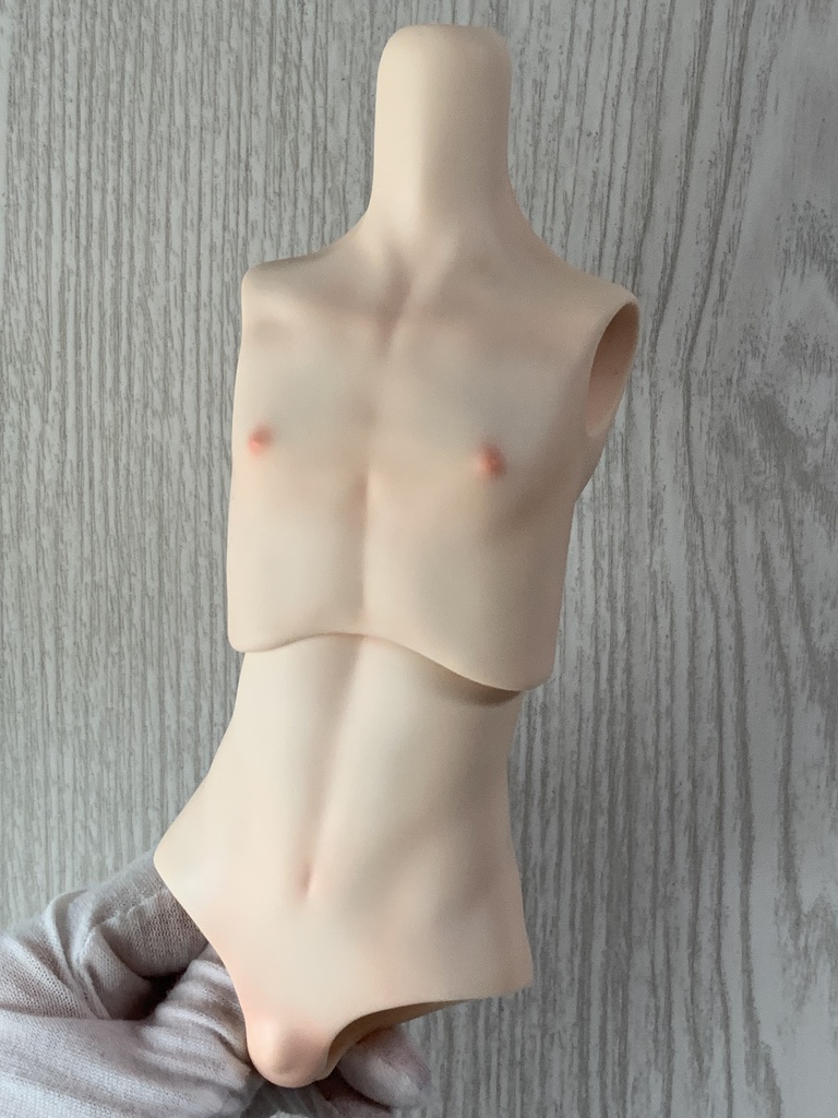 (メイク済み)MDD 2.0ボディー用男の子替えパーツ セミホワイト肌