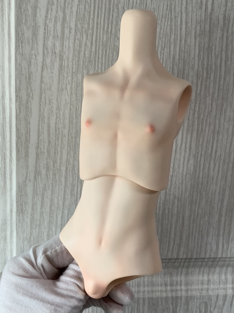 (メイク済み)MDD 2.0ボディー用男の子替えパーツ セミホワイト肌