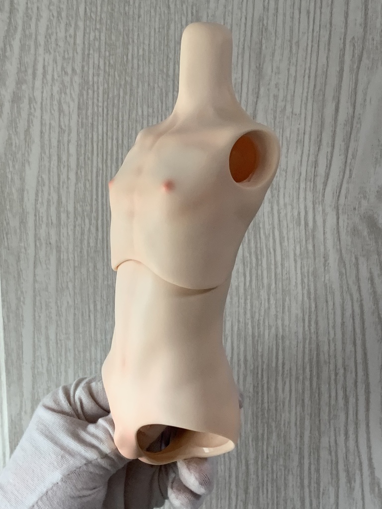 (メイク済み)MDD 2.0ボディー用男の子替えパーツ セミホワイト肌