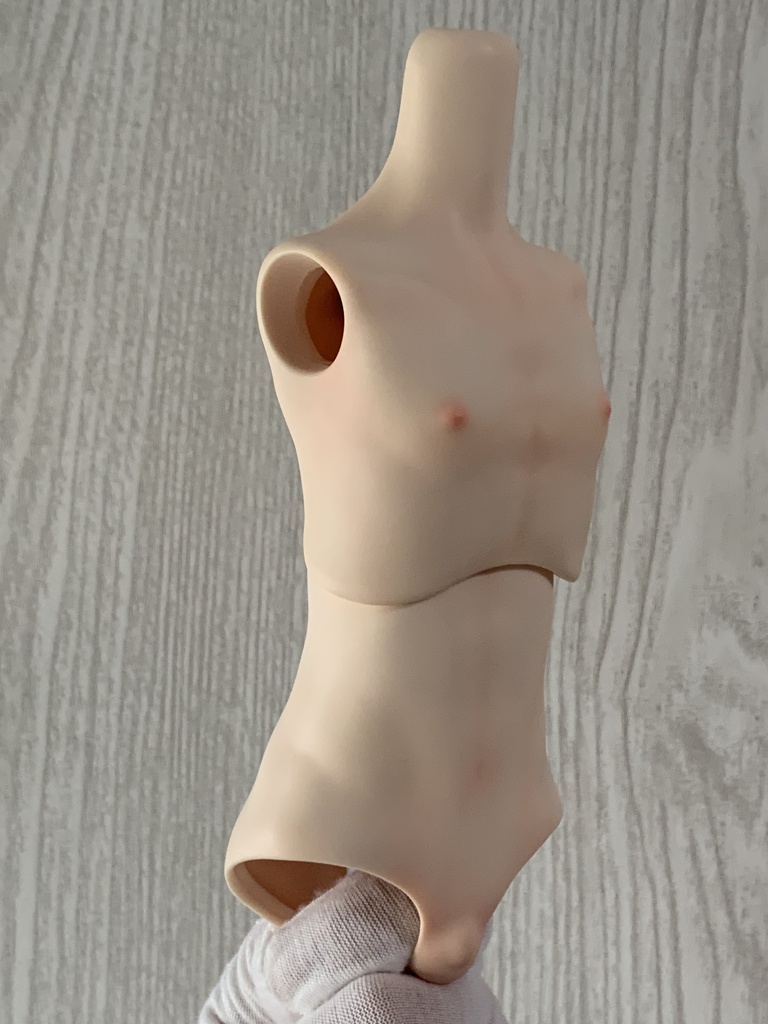 (メイク済み)MDD 2.0ボディー用男の子替えパーツ セミホワイト肌