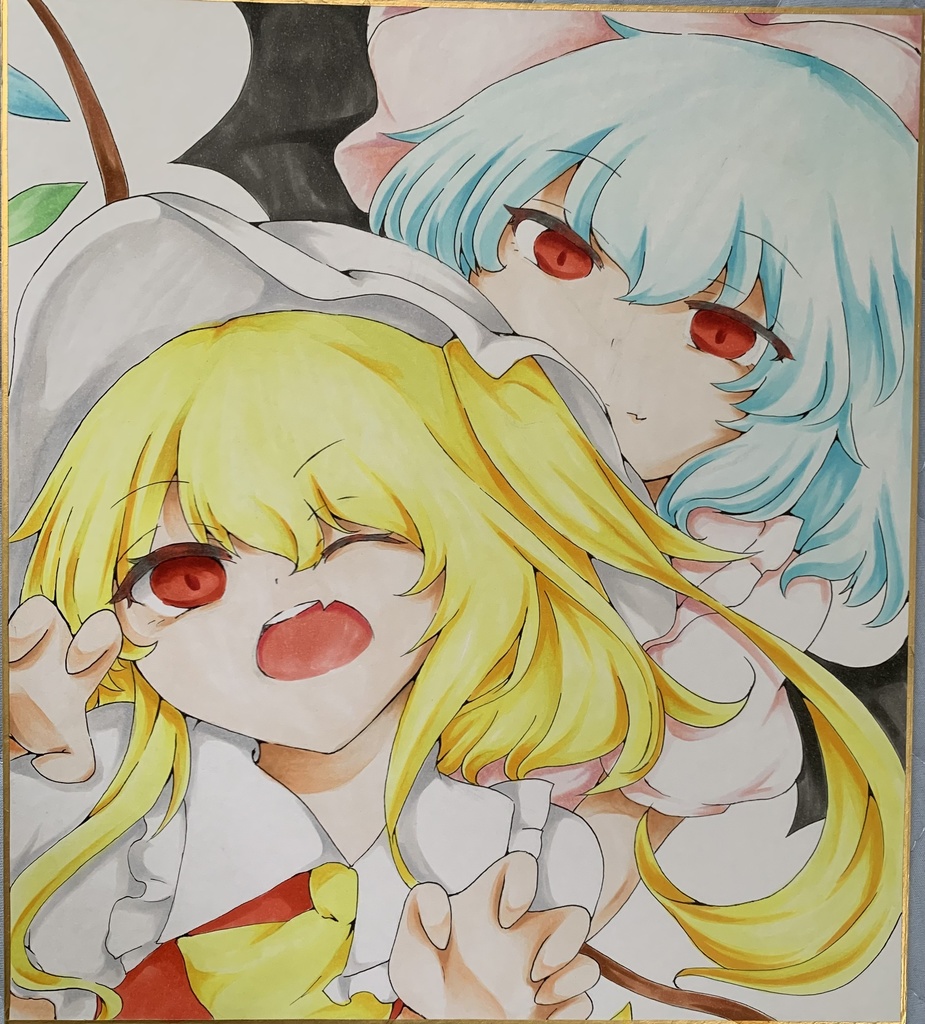 スカーレット姉妹 色紙