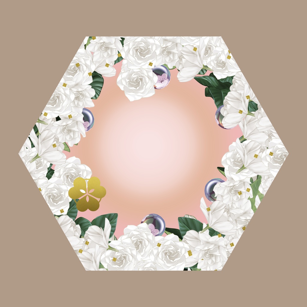 刀剣男士が見守る折りたたみ傘（内側印刷）物吉貞宗