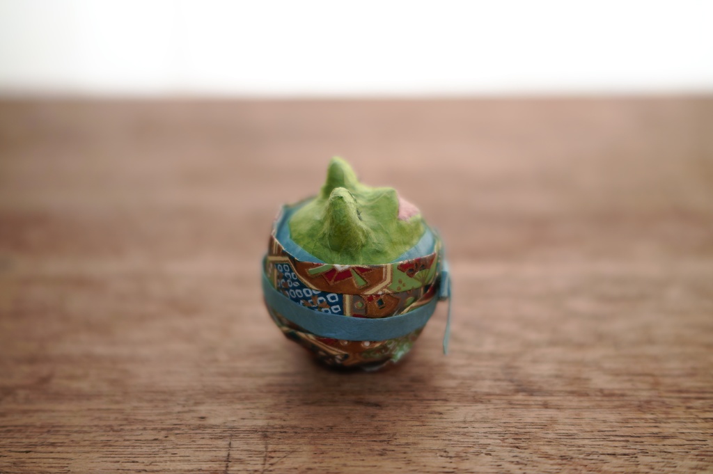 着物カエル張子人形 / Kimono frog Roly-Poly