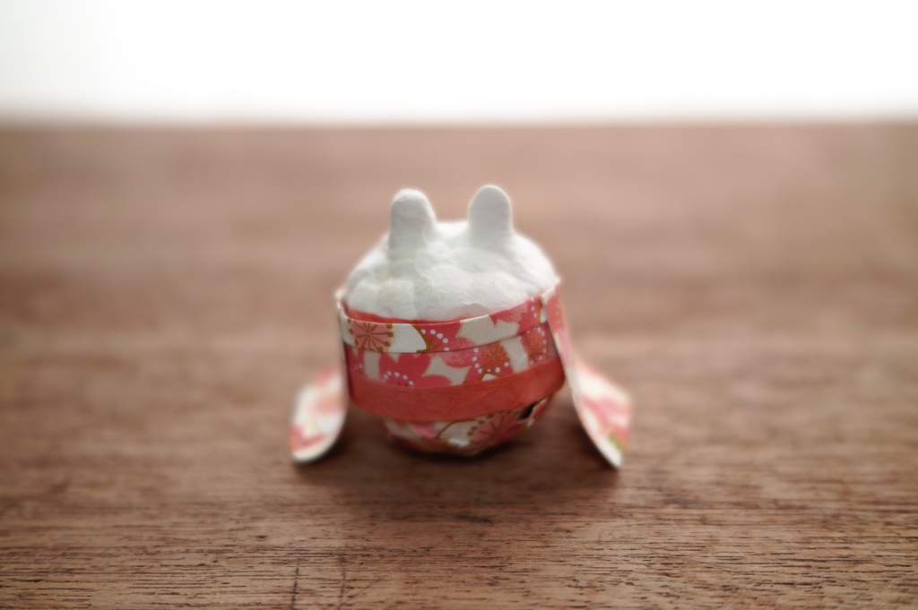 振り袖アルパカ張子人形 / Furisode alpaca Roly-Poly