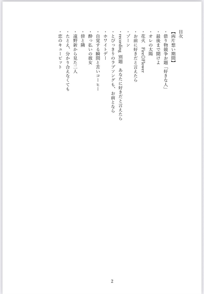 【彰杏】短編集 Honey Orange