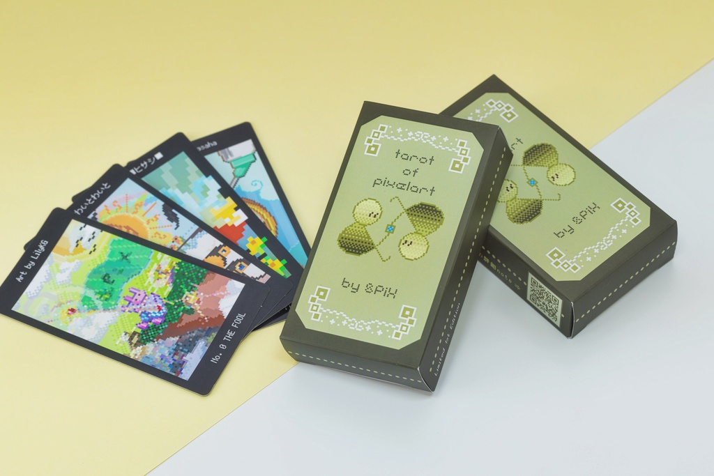 tarot of pixelart(第1弾企画グッズ:ドット絵タロット78種フルデッキ)
