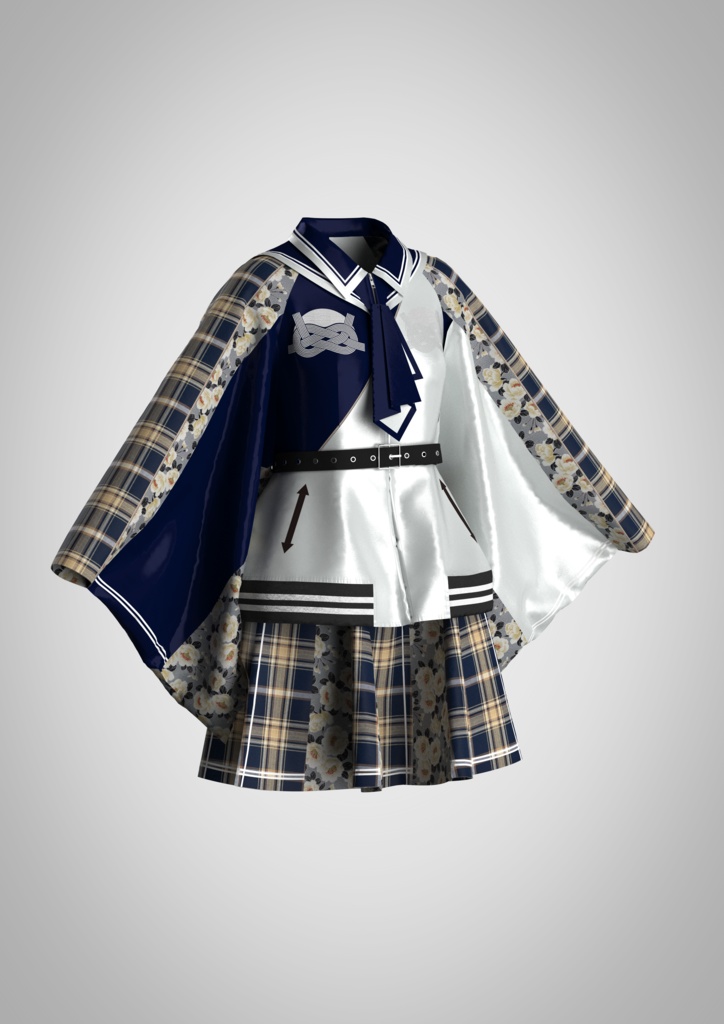 きのホ。 4th 衣装 3Dモデル CLOファイル 