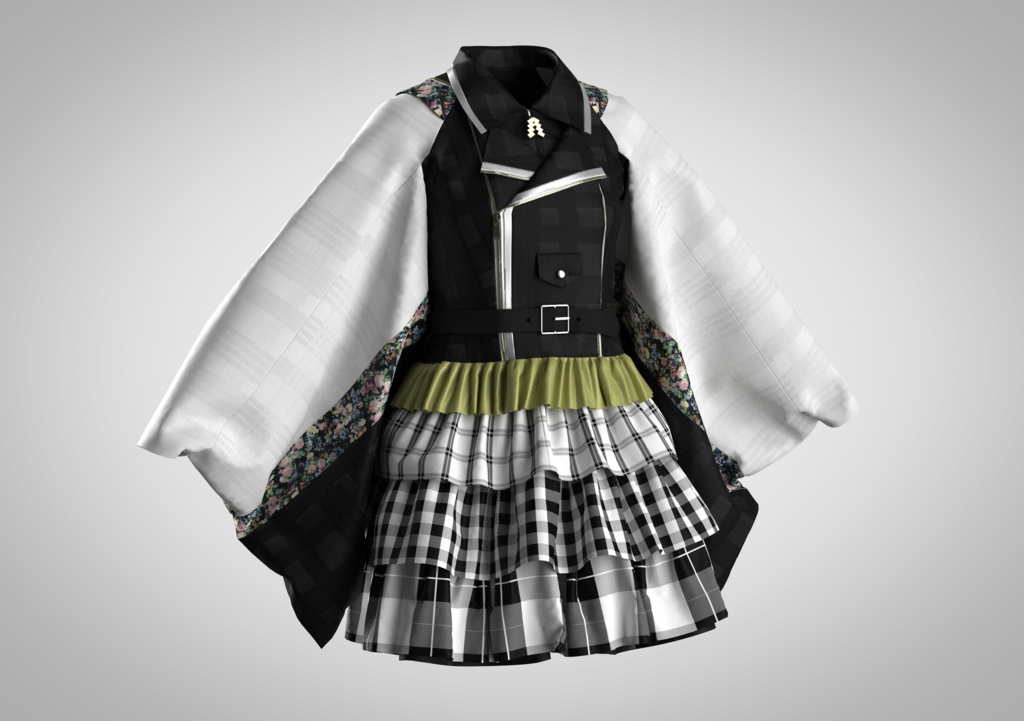 きのホ。 5th衣装 3Dモデル CLOファイル 