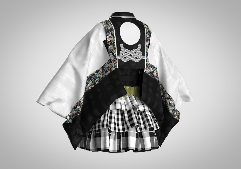 きのホ。 5th衣装 3Dモデル CLOファイル