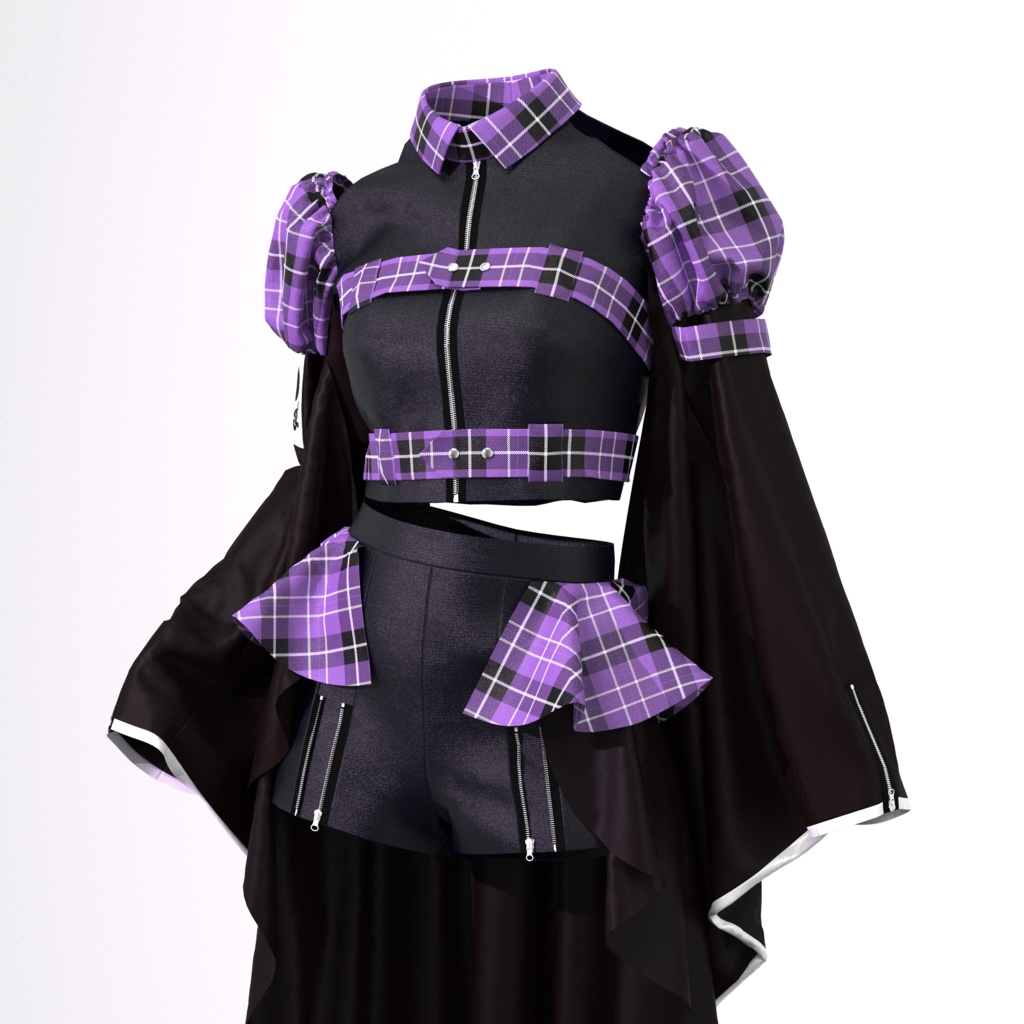 きのホ。 8th衣装 3Dモデル CLOファイル