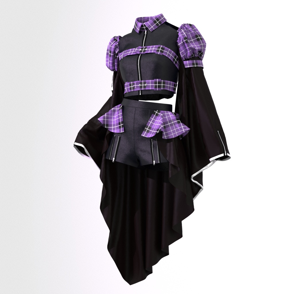 きのホ。 8th衣装 3Dモデル CLOファイル