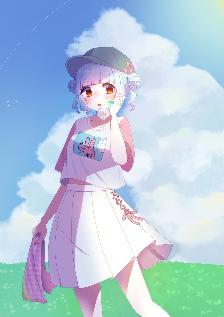 ムキウサTシャツ