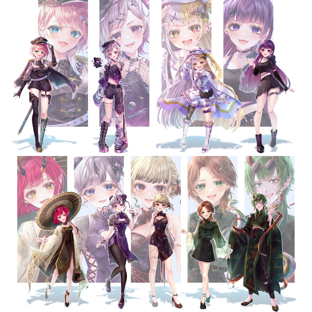 イラスト制作依頼【サンプル閲覧用】