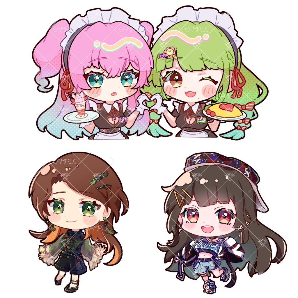 イラスト制作依頼【サンプル閲覧用】