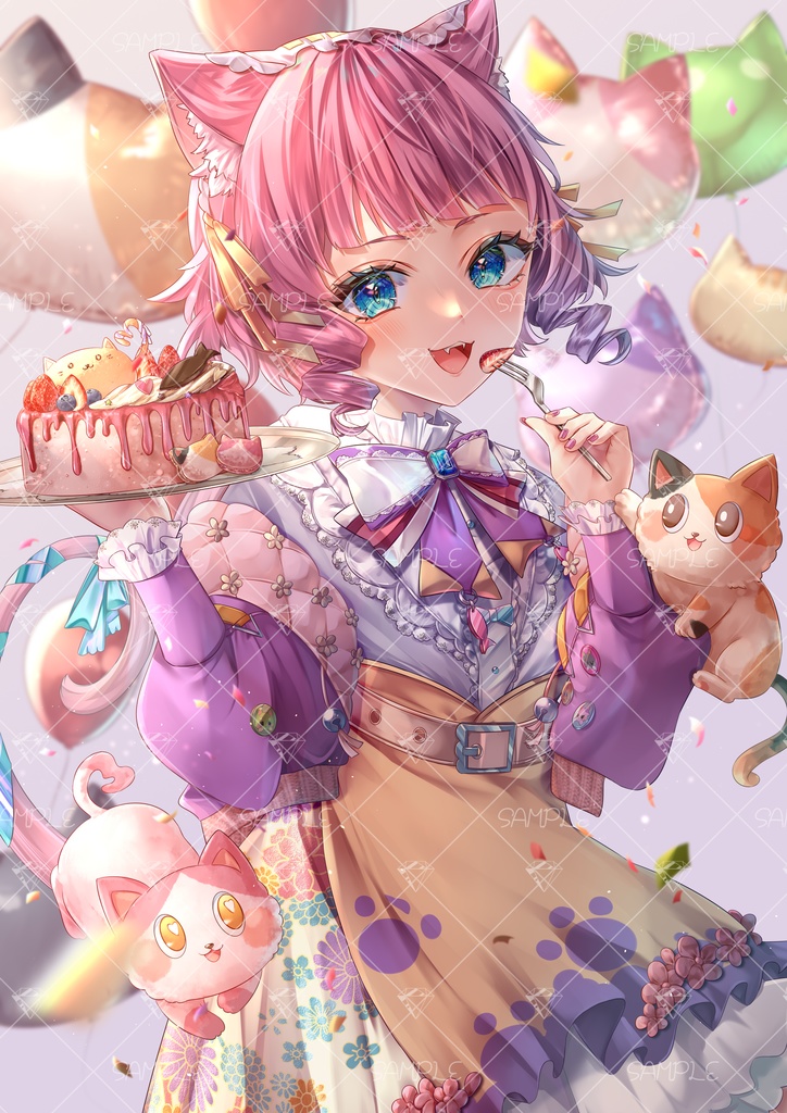 イラスト制作依頼【サンプル閲覧用】