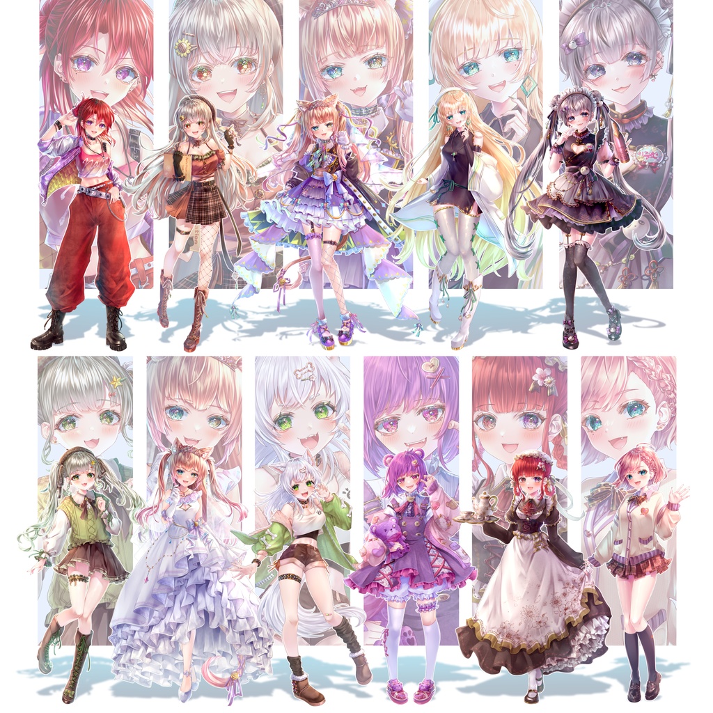 イラスト制作依頼【サンプル閲覧用】