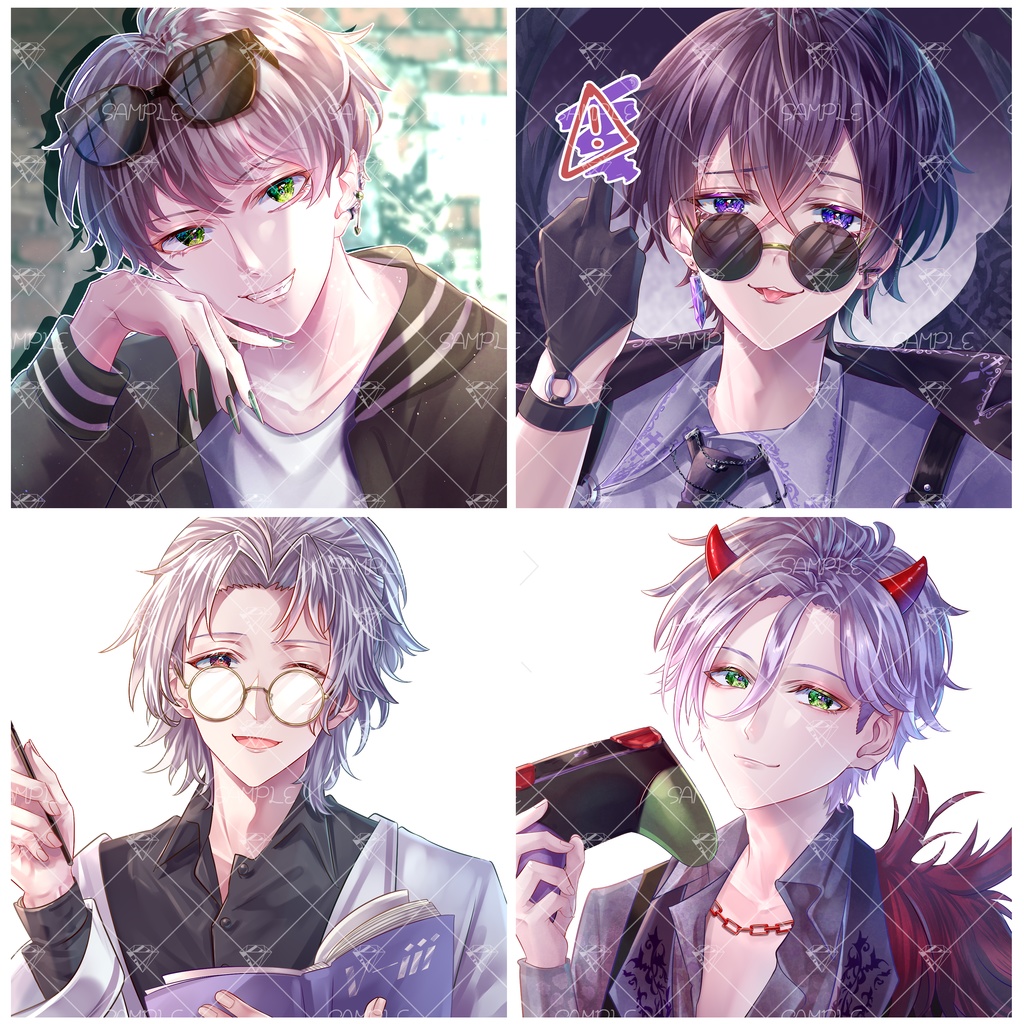 イラスト制作依頼【サンプル閲覧用】