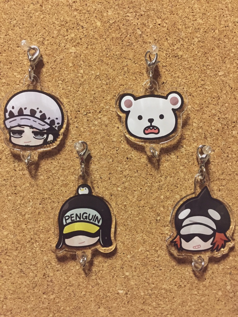 ちまっと繋がる顔アクキー