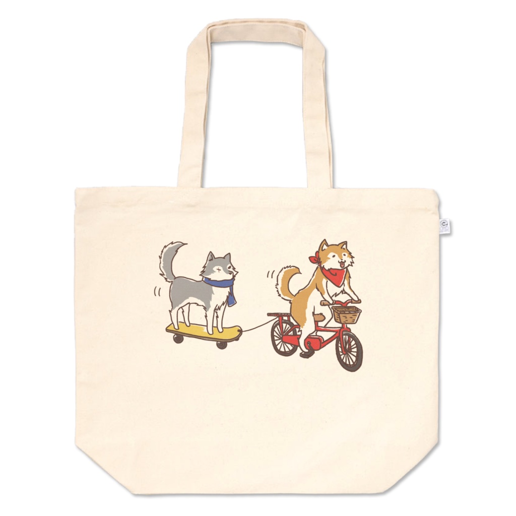 バカデカトートバッグ-ジョンと鮫次郎