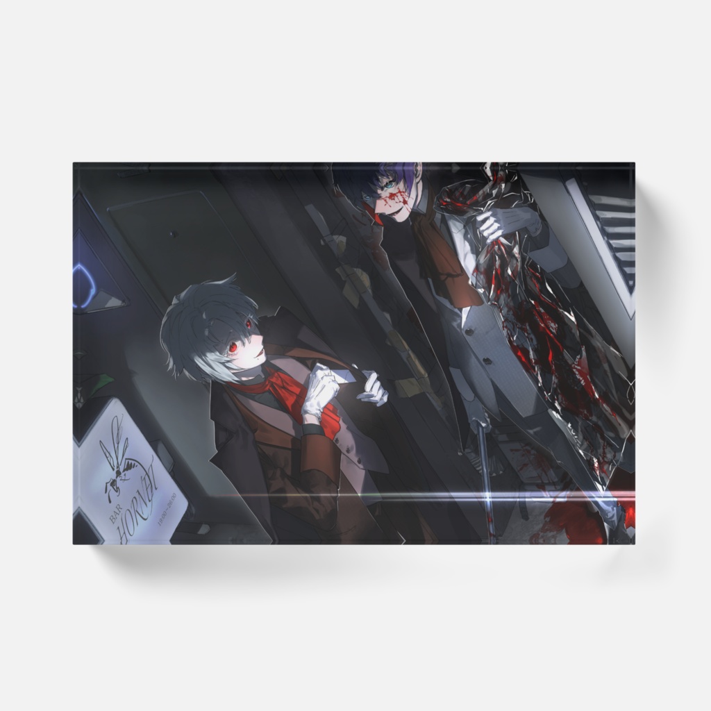 遺書屋アクリルブロック