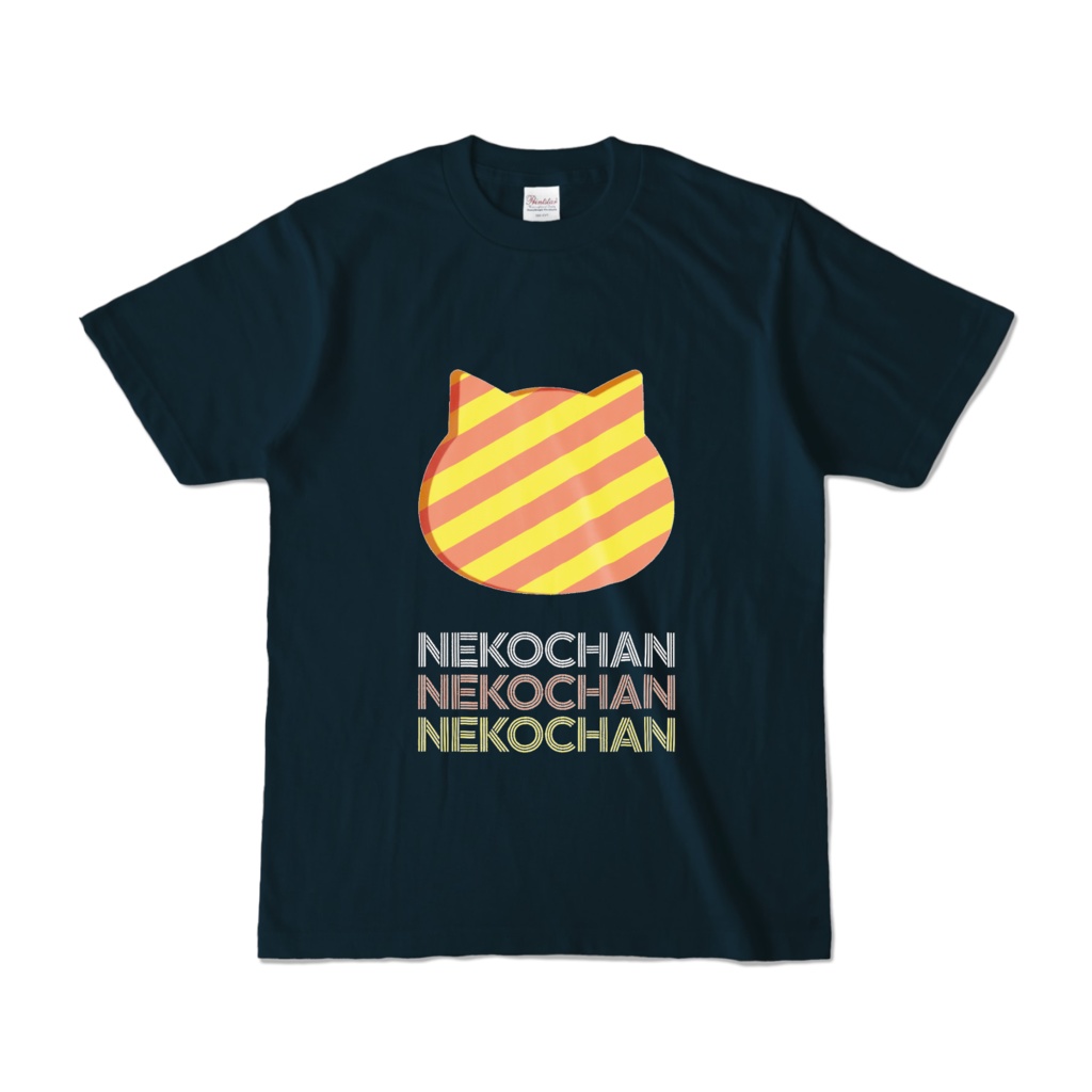 Tシャツ　NEKOCHAN　ネイビー