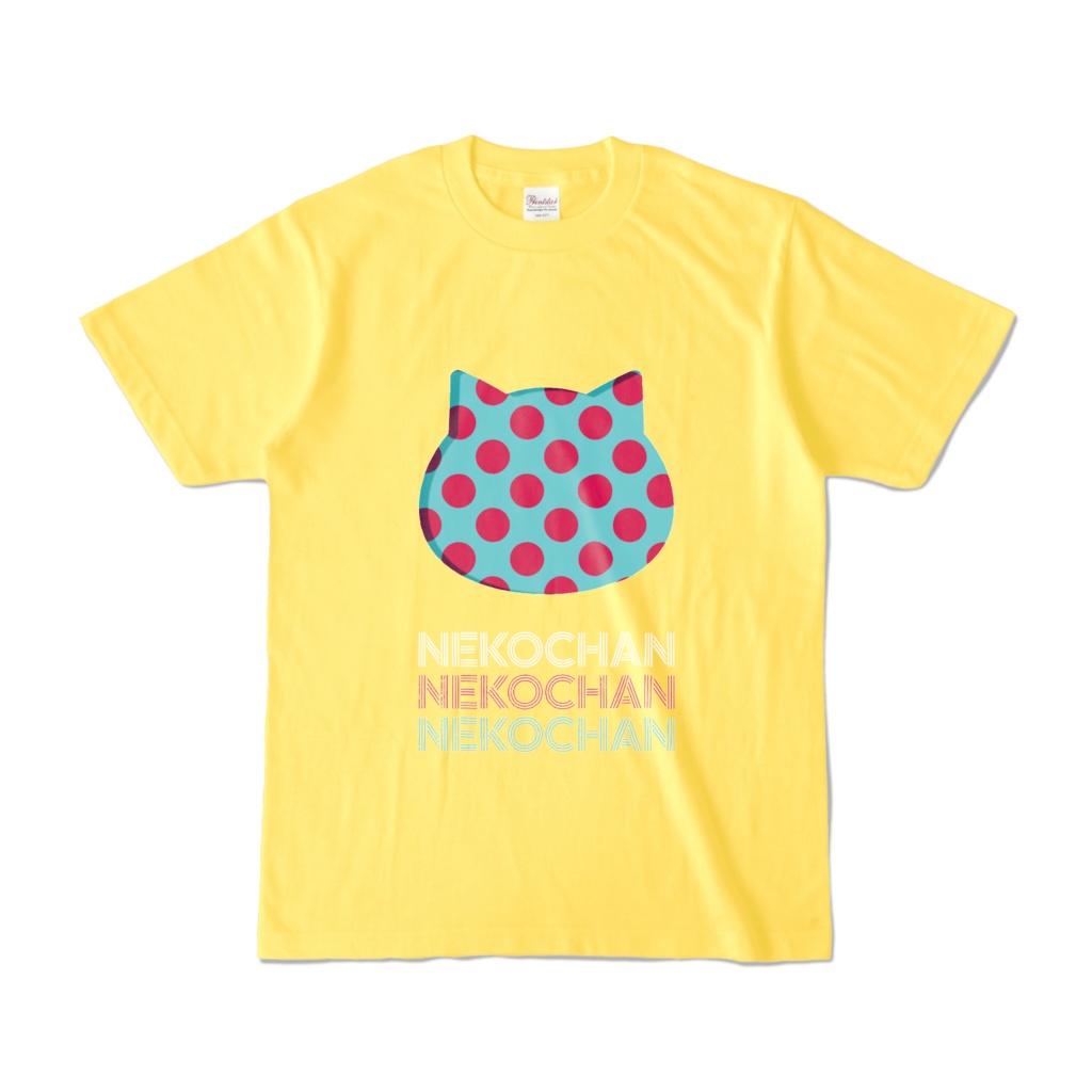 Tシャツ NEKOCHAN イエロー