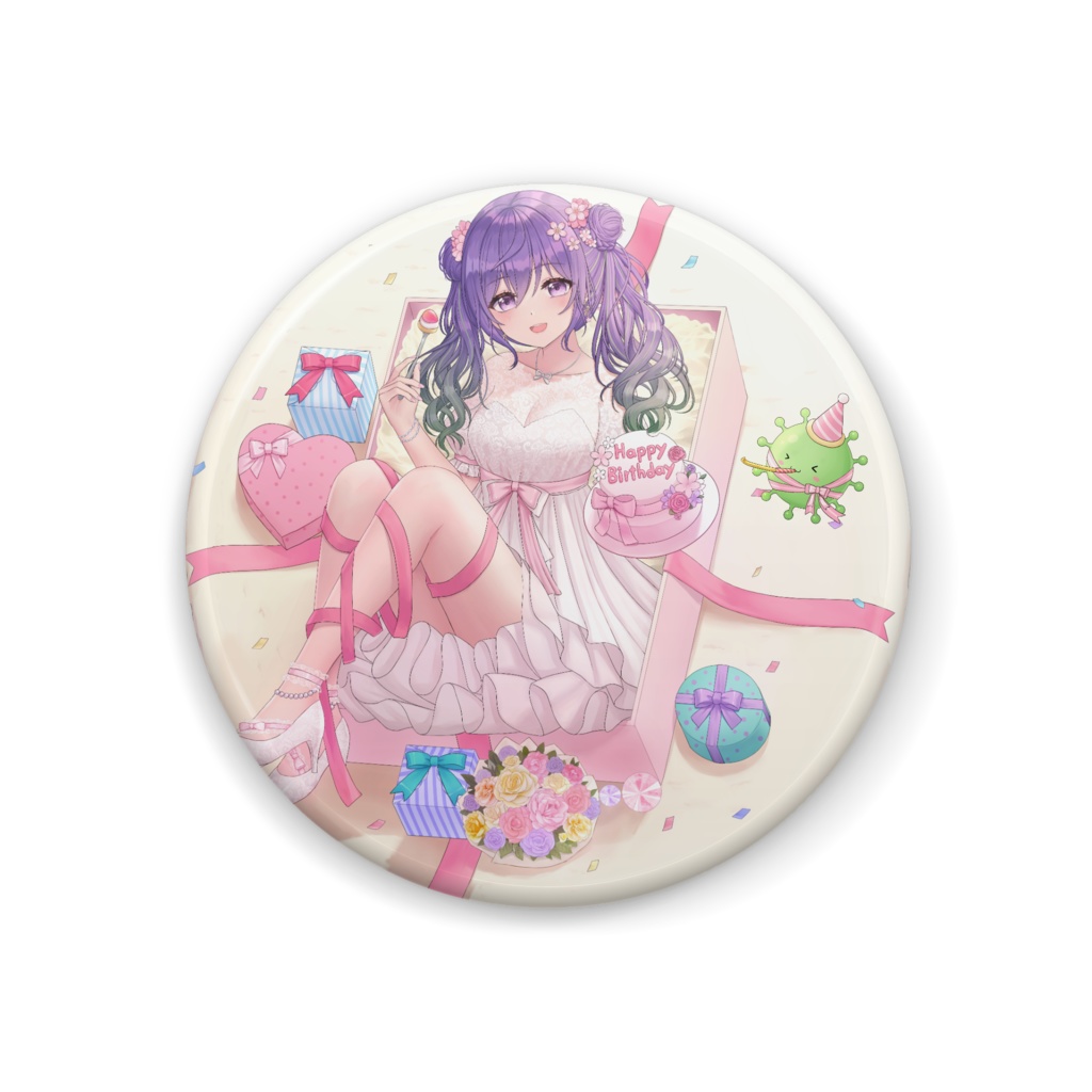 2025年生誕祭&2周年記念 缶バッジA