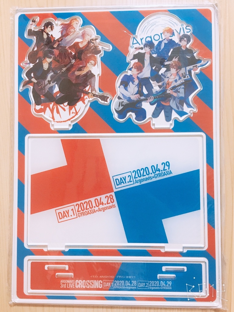 【処分値段】「CROSSING」GYROAXIA×Argonavis ジオラマアクリルスタンド