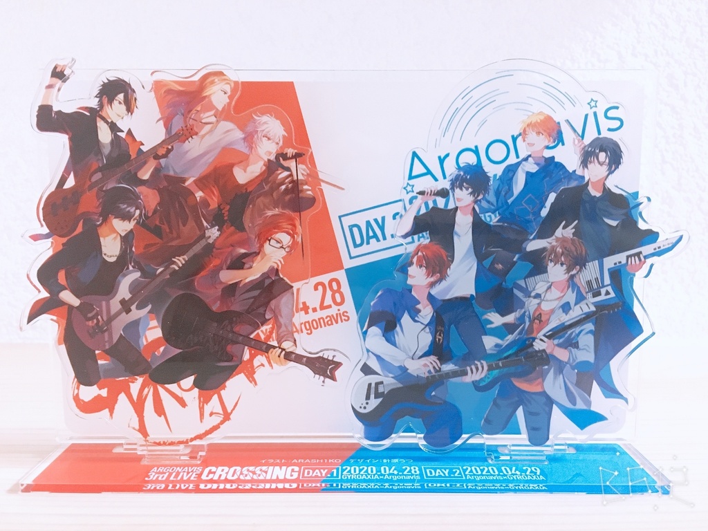 【処分値段】「CROSSING」GYROAXIA×Argonavis ジオラマアクリルスタンド