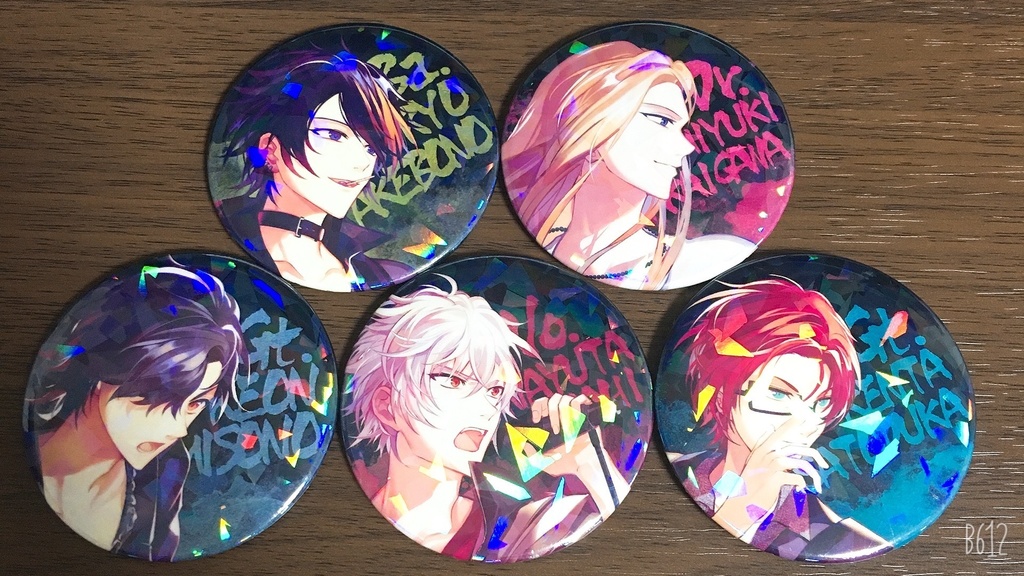 【処分値段】「CROSSING」Argonavis&GYROAXIA缶バッジセット(セット特典付)