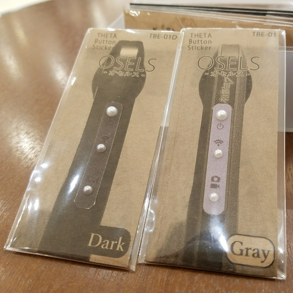 OSELS - オセルス - RICOH THETA ボタンステッカー