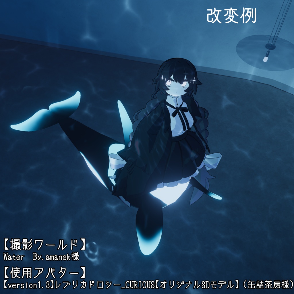 【シャチ化3Dアクセサリーセット】クラガリオルカ