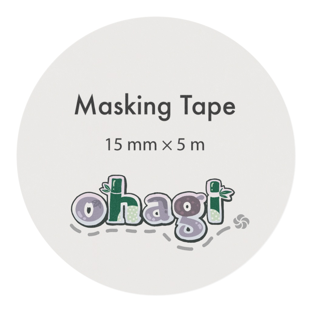 ohagiと愉快な仲間たちマスキングテープ!
