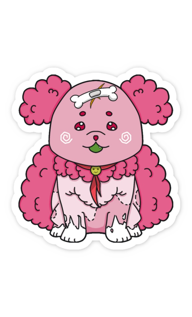 ohagiの愉快な仲間たちのステッカー!