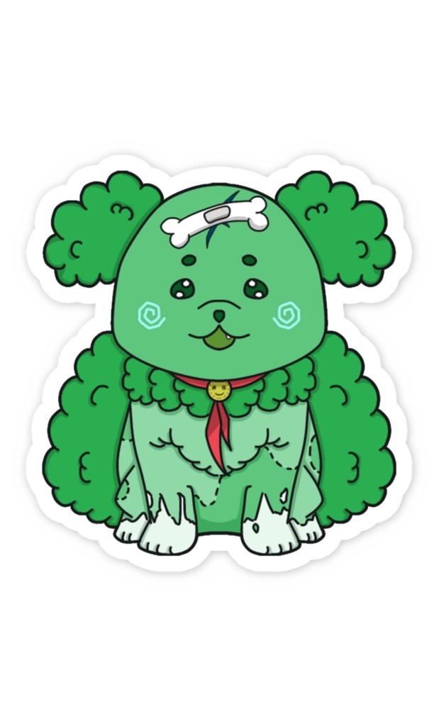 ohagiの愉快な仲間たちのステッカー!