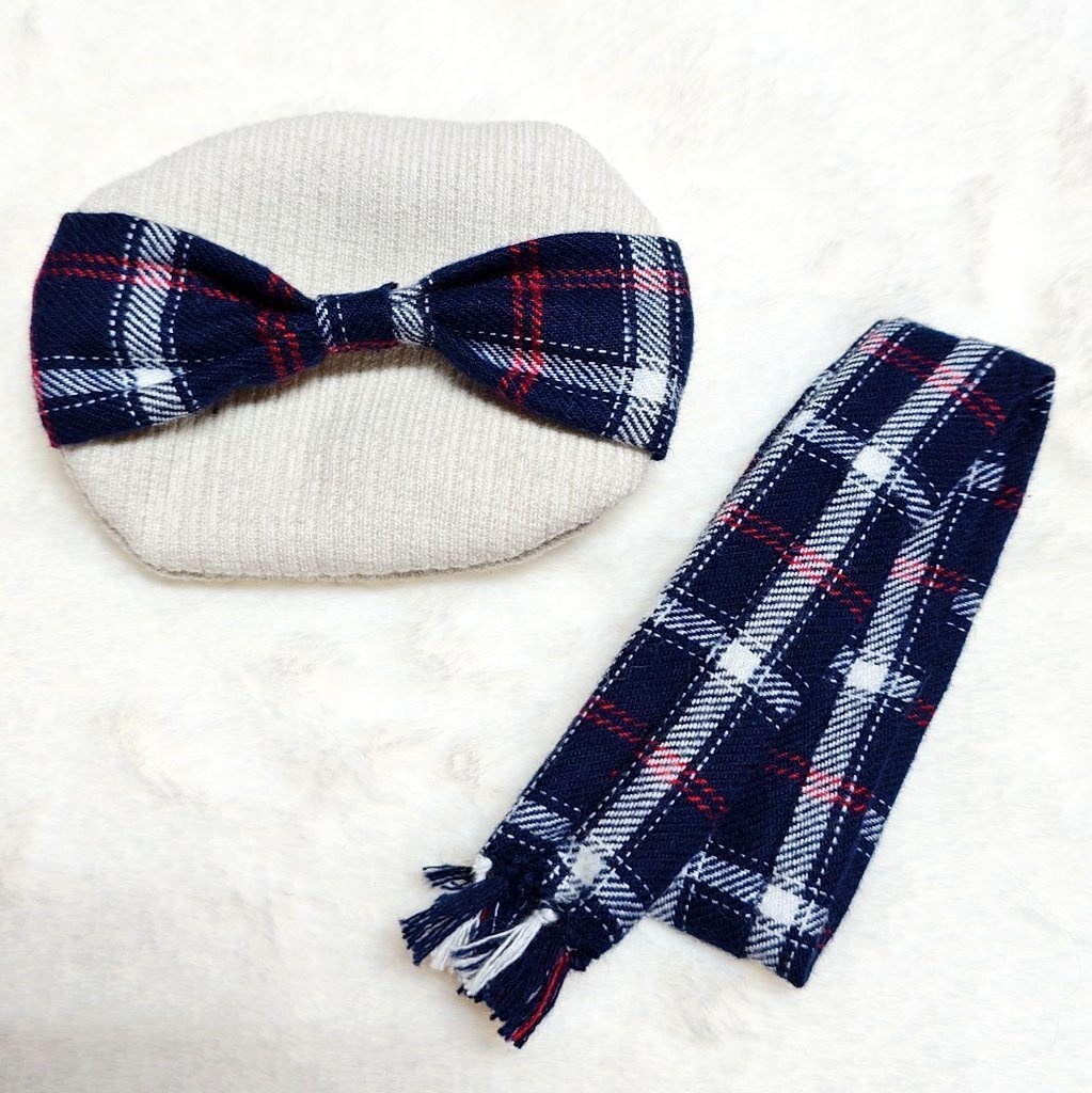 【セット】ベレー帽&マフラー