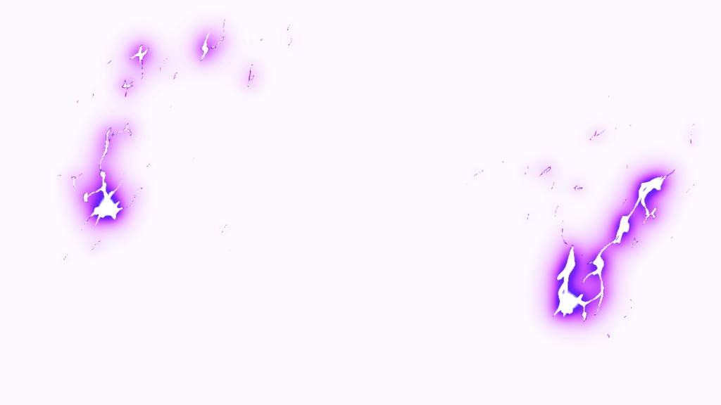 【TRPG/動画素材】纏わせても使えるぱちぱち電撃背景素材!全7種APNG&MP4【ココフォリア・MV・配信向け】