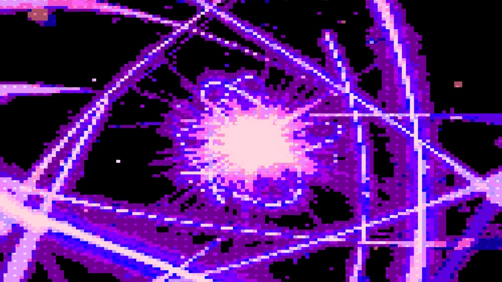 【TRPG/動画素材】レトロゲーム風レーザーライン演出背景!全7種APNG&MP4【ココフォリア・MV・配信向け】