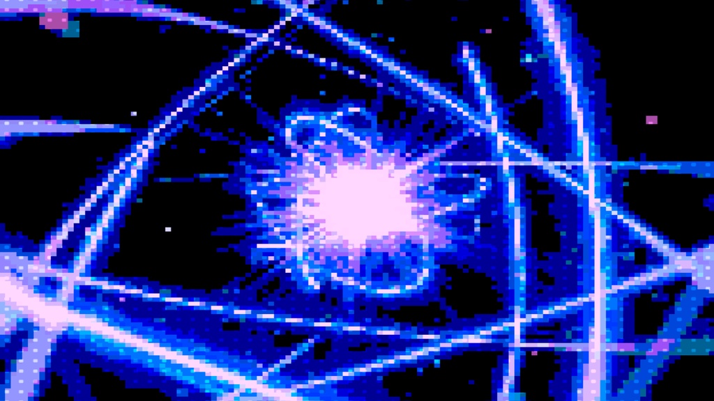 【TRPG/動画素材】レトロゲーム風レーザーライン演出背景!全7種APNG&MP4【ココフォリア・MV・配信向け】