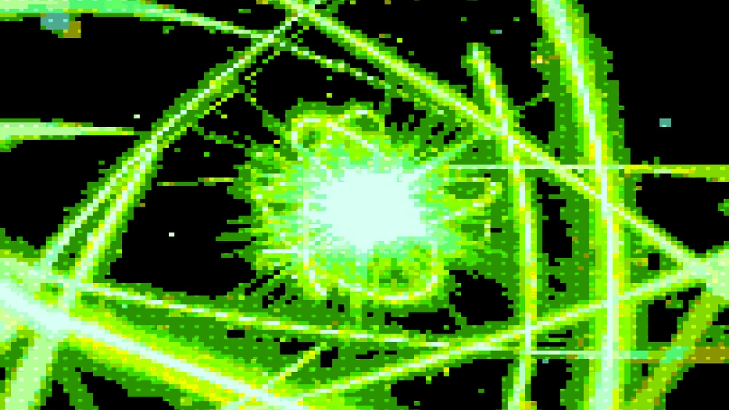 【TRPG/動画素材】レトロゲーム風レーザーライン演出背景!全7種APNG&MP4【ココフォリア・MV・配信向け】