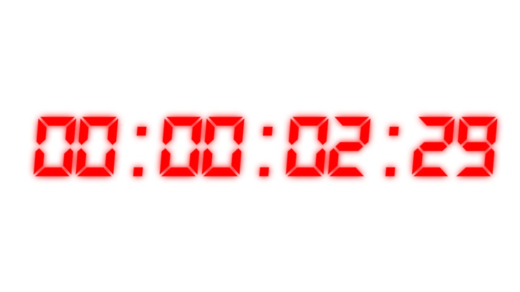 【TRPG/動画素材】様々なカウントダウン演出素材!全6種APNG&MP4【ココフォリア・MV・配信向け】