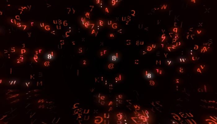 【TRPG/動画素材】文字が雨のように降ってくる電脳世界演出素材!全5種APNG&MP4【ココフォリア・MV・配信向け】