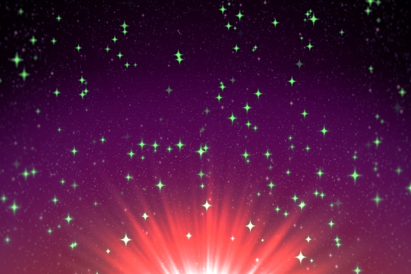 【TRPG/動画素材】きらきらかわいい星が光る背景素材!APNG&MP4【ココフォリア・MV・配信向け】