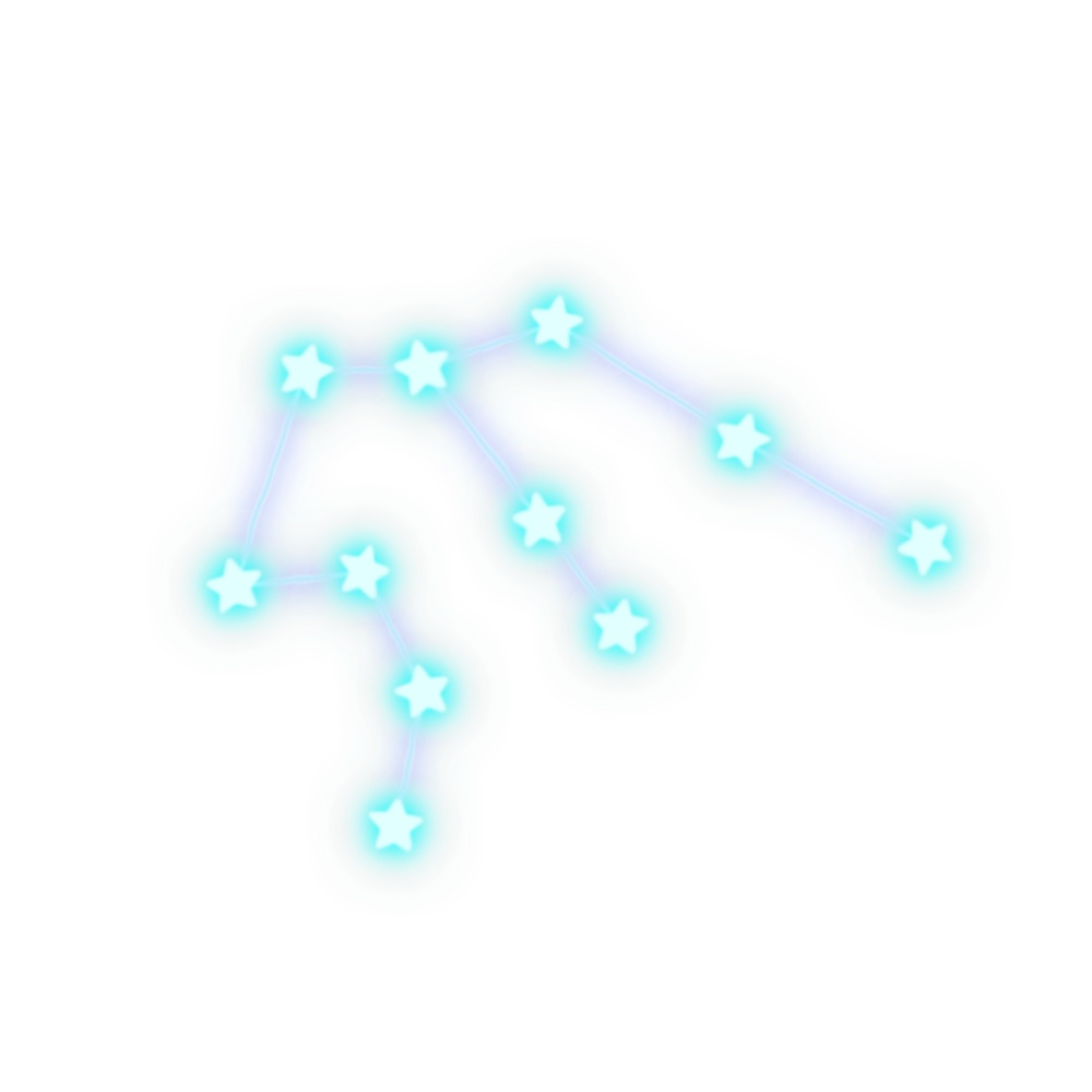 【TRPG/動画素材】ゆらゆら動くネオン12星座EF!APNG&MP4【ココフォリア・MV・配信向け】