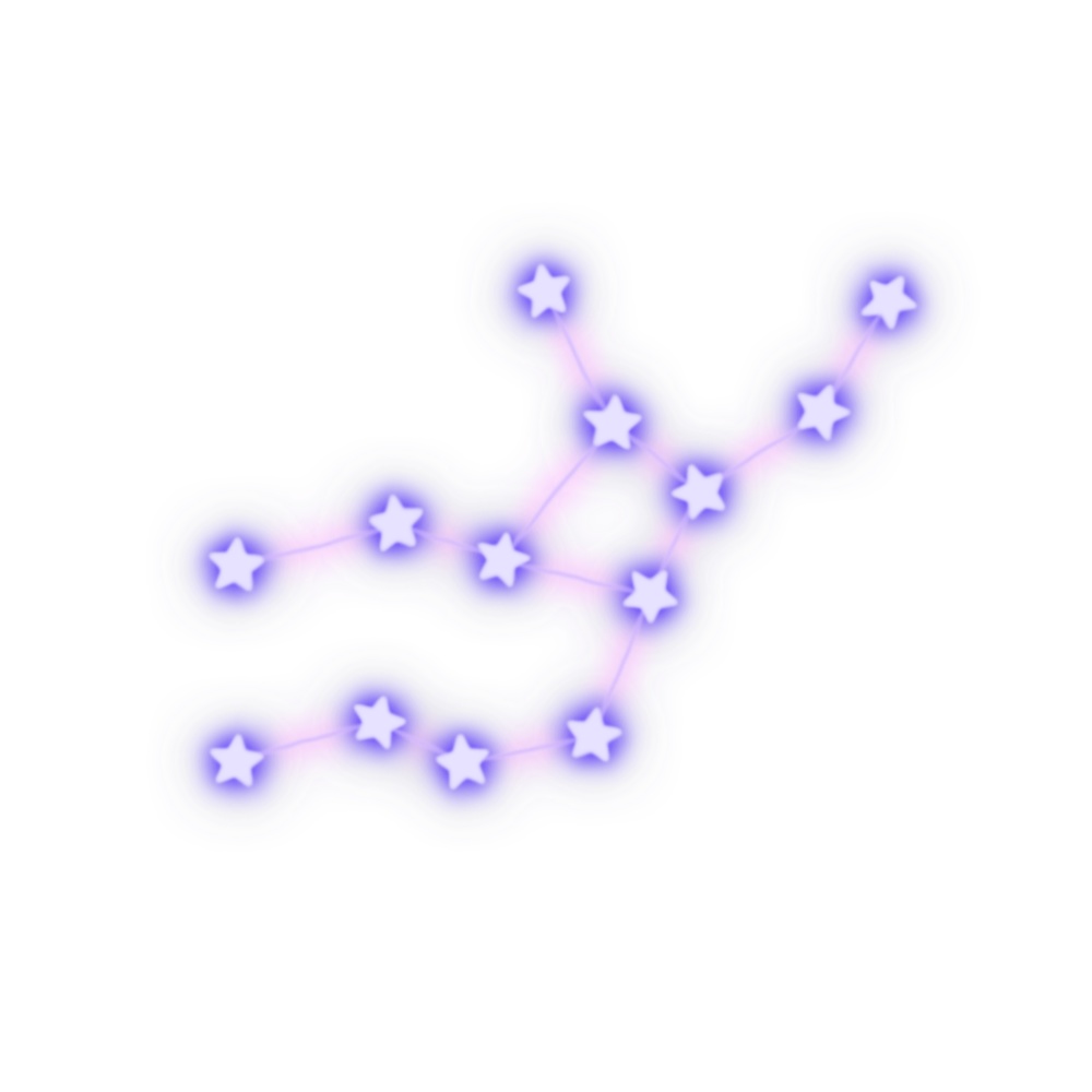 【TRPG/動画素材】ゆらゆら動くネオン12星座EF!APNG&MP4【ココフォリア・MV・配信向け】