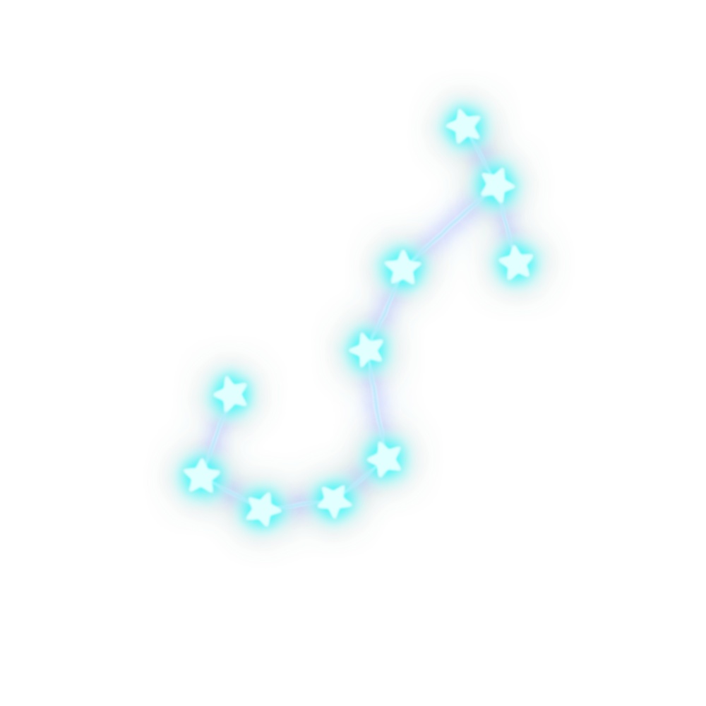 【TRPG/動画素材】ゆらゆら動くネオン12星座EF!APNG&MP4【ココフォリア・MV・配信向け】